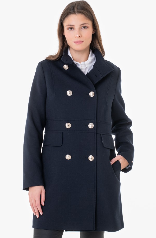 Blue6 jacket wool blend funnel db coat tommy hilfiger, women light 
