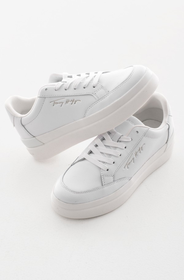 TH SIGNATURE LEATHER SNEAKER-hover