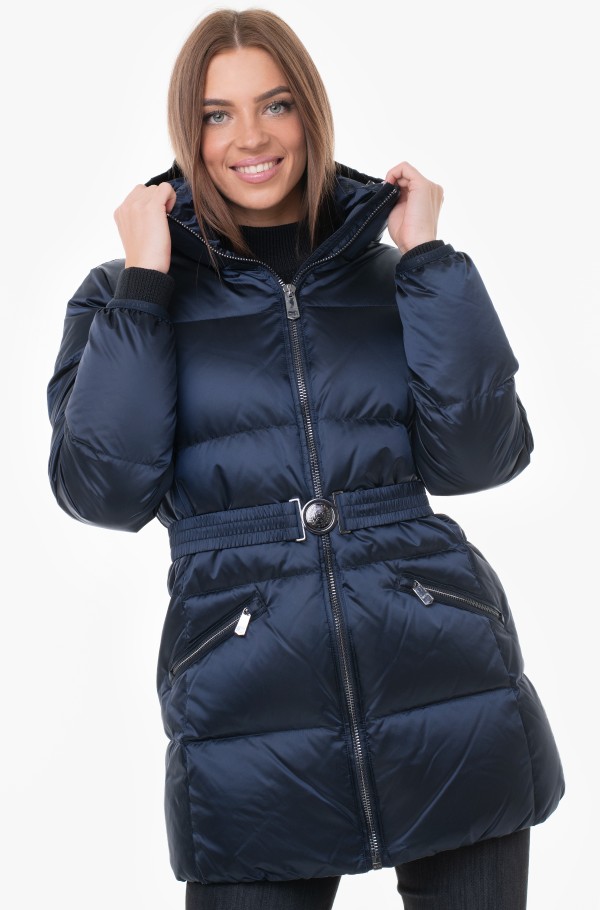 TWO TONE STATEMENT PUFFER JACKET-hover