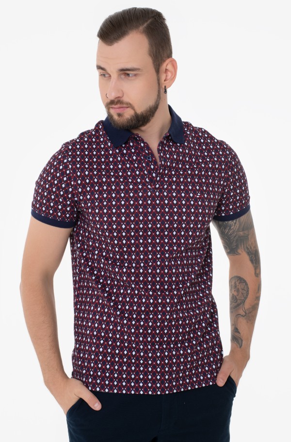 Tommy hilfiger outlet burgundy polo