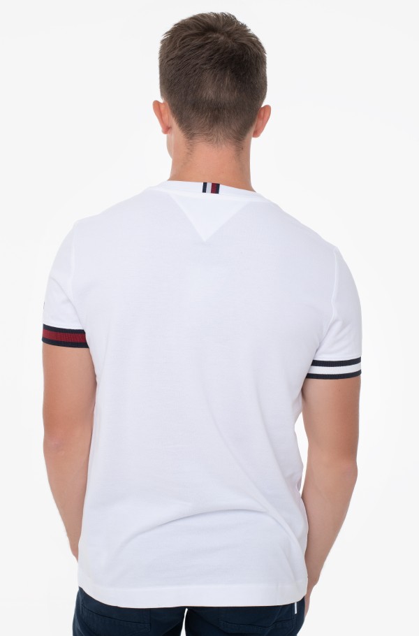 PIQUE FLAG CUFF TEE-hover