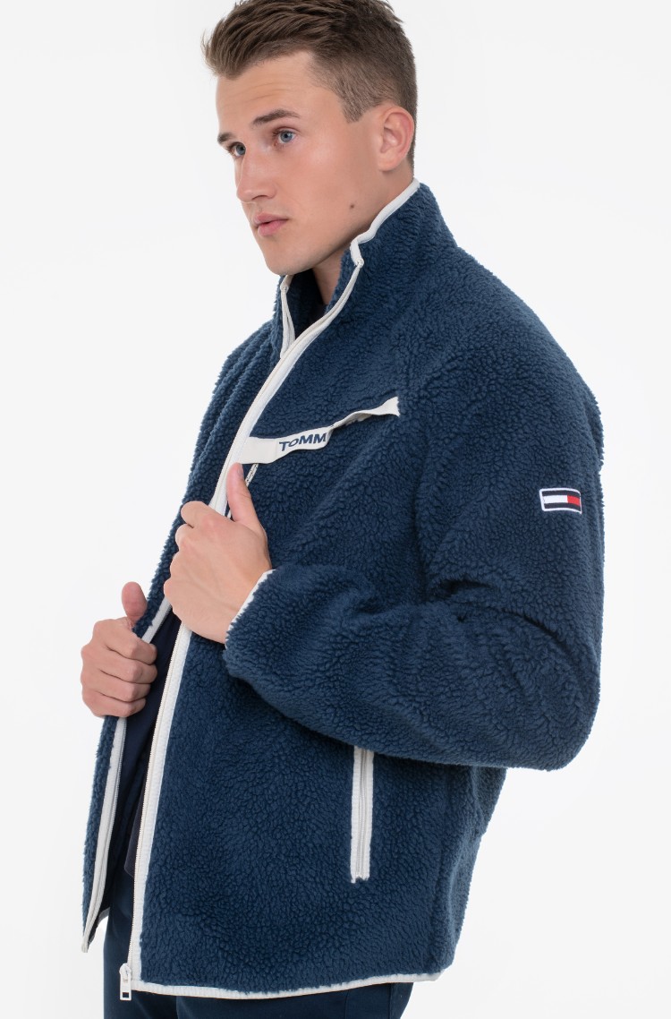 Blue 4 Jacket TJM BINDING SHERPA JACKET Tommy Jeans, Jackets Blue 