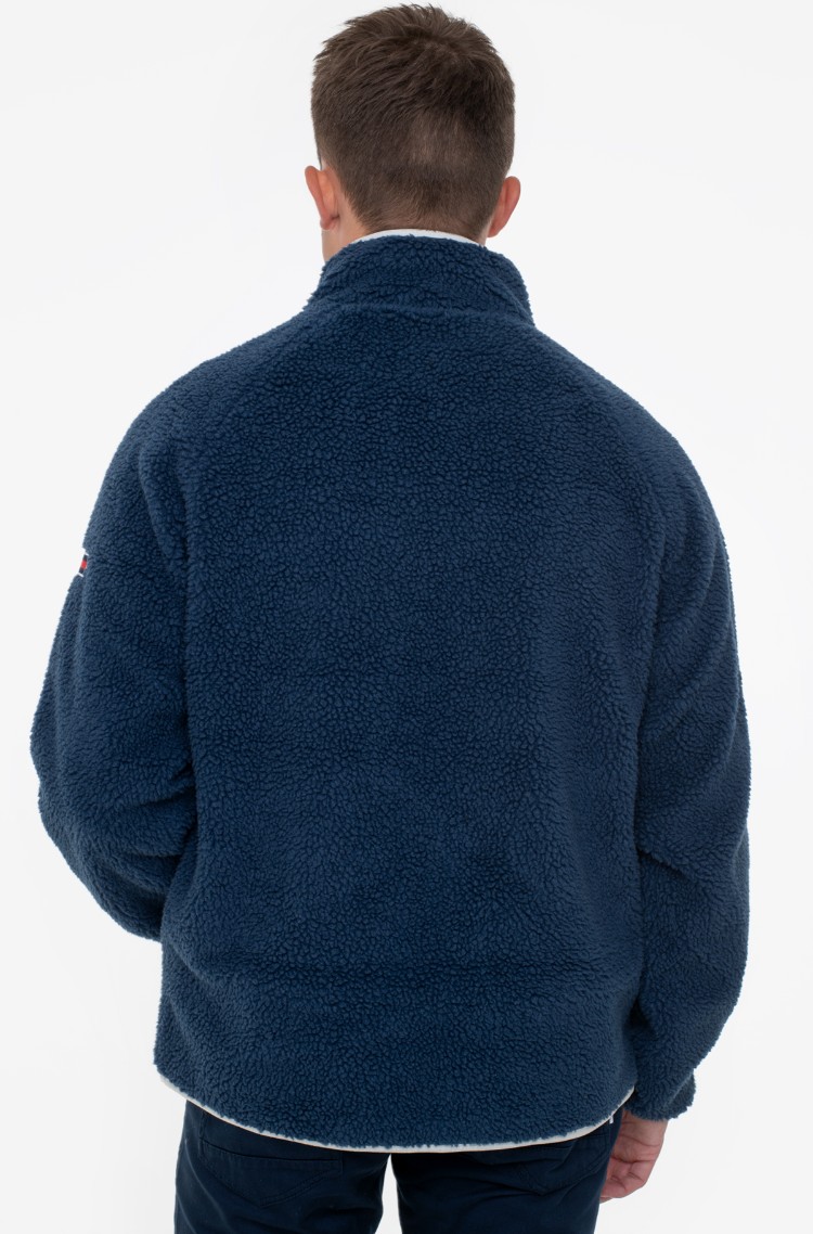 Blue 4 Jacket TJM BINDING SHERPA JACKET Tommy Jeans, Jackets Blue 