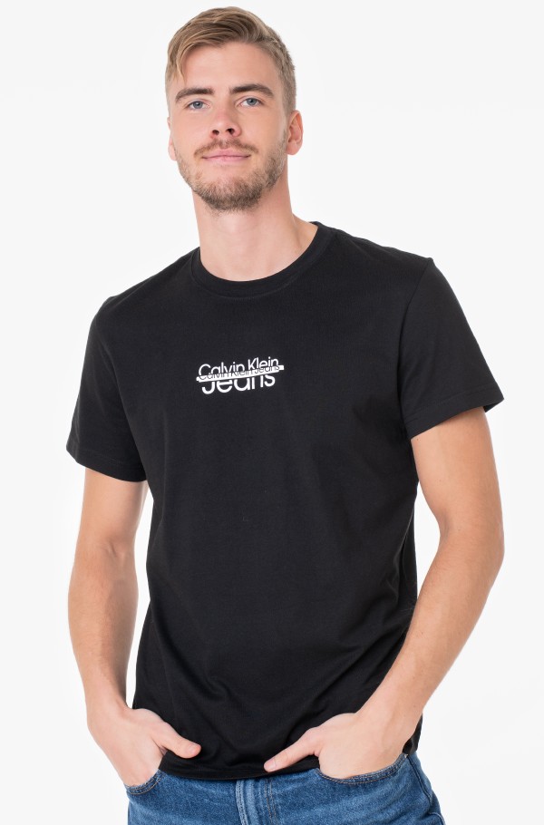 SMALL DISRUPTED LACQUER LOGO TEE