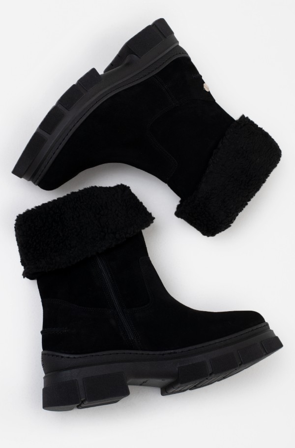 WARM LINING SUEDE LOW BOOT