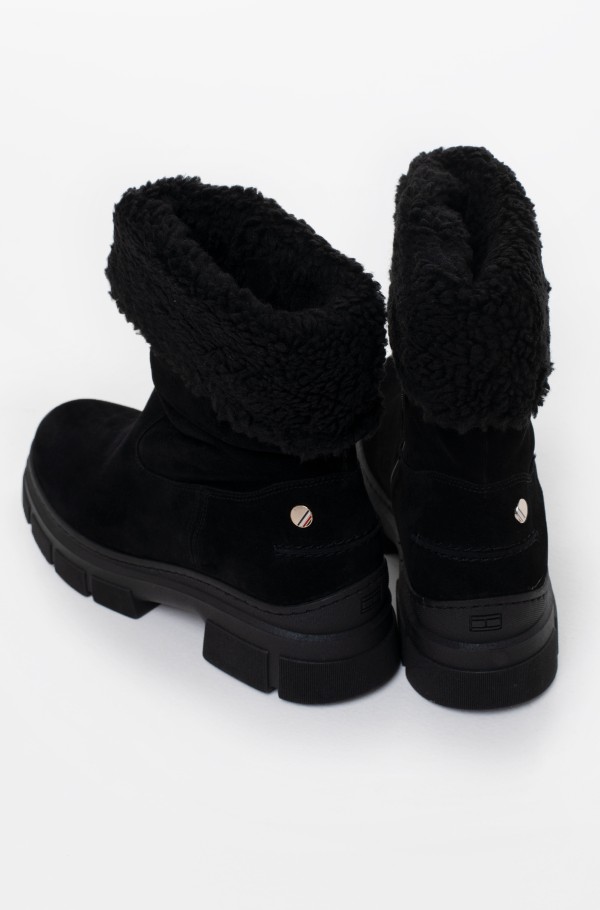 Tommy hilfiger fur on sale boots