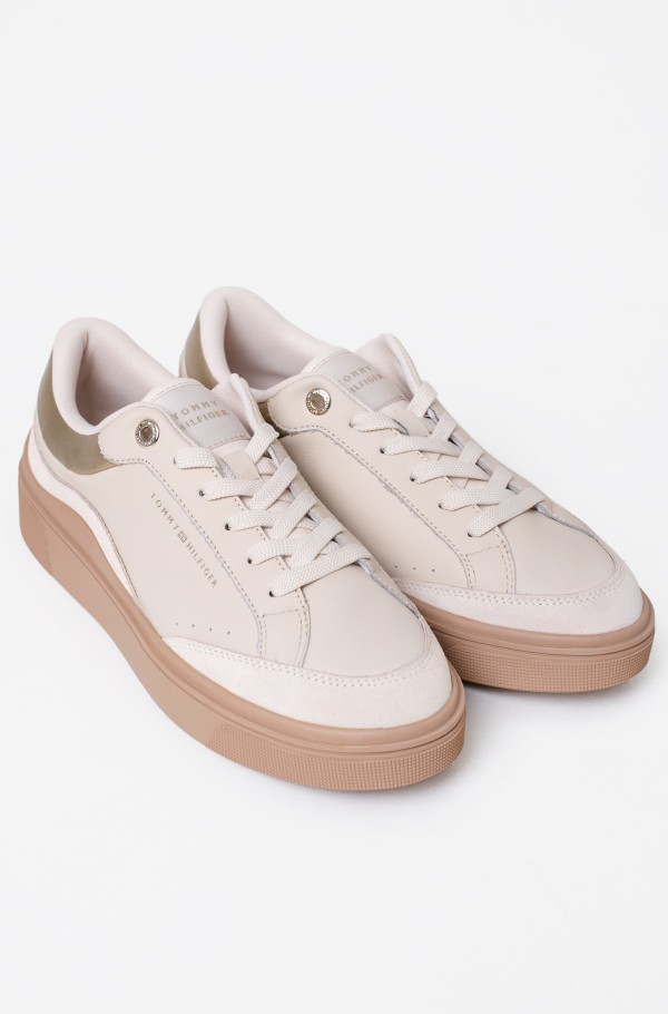 LEATHER COURT SNEAKER-hover