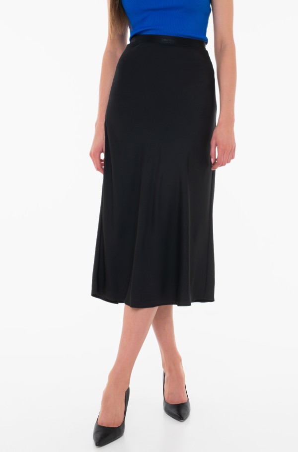RECYCLED CDC BIAS CUT MIDI SKIRT