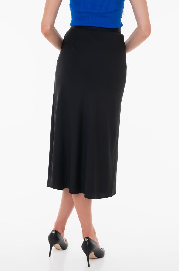 RECYCLED CDC BIAS CUT MIDI SKIRT-hover