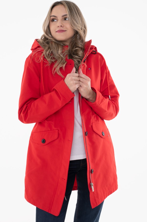 COTTON BLEND PARKA-hover