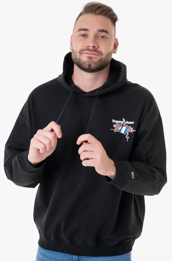 TJM OVERSIZED SPORT-TEE HOODIE-hover