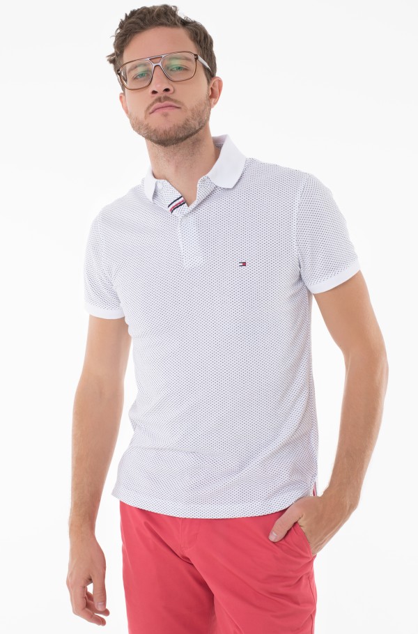 MICRO PRINT SLIM POLO