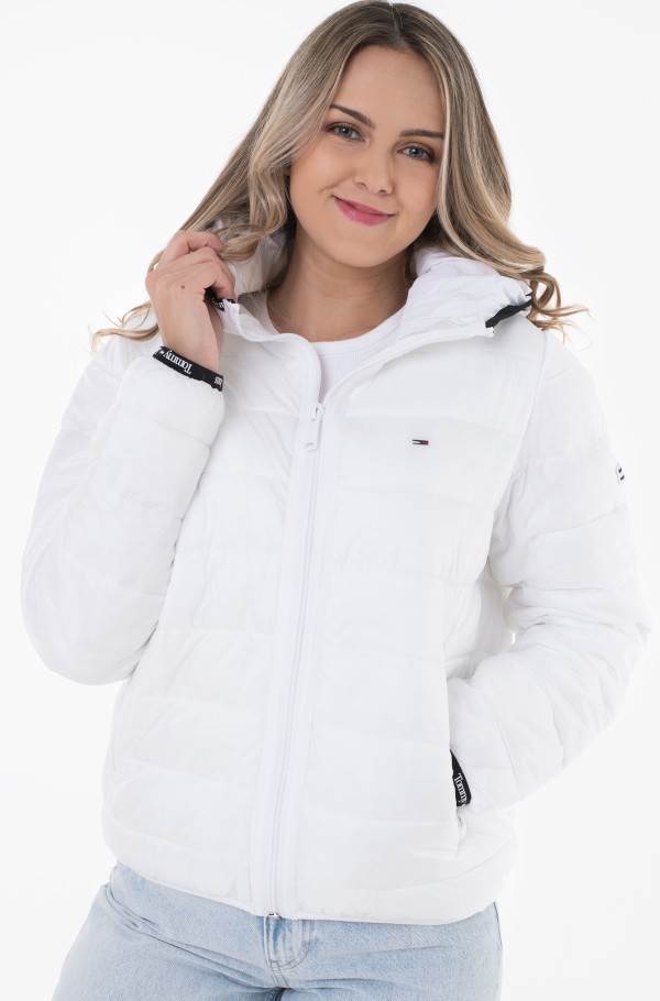 TJW QUILTED TAPE HOODED JACKET-hover