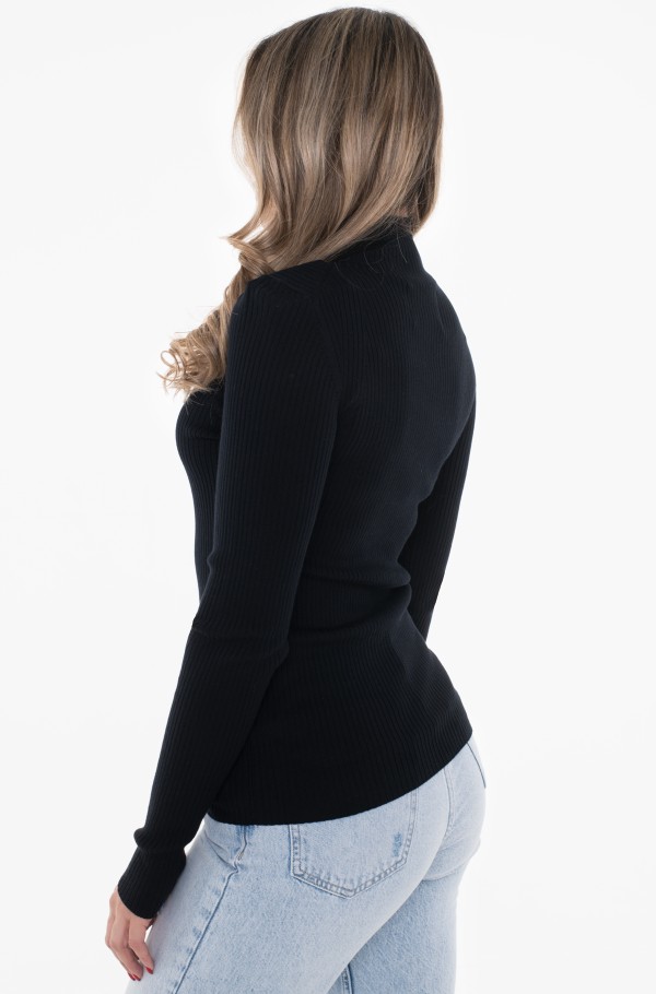 STACKED LOGO TIGHT SWEATER-hover