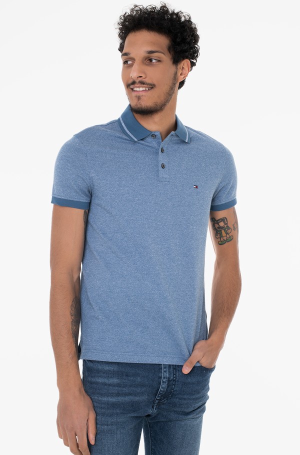 Blue 3 Polo PRETWIST MOULINE TIPPED POLO Tommy Hilfiger Men Polo