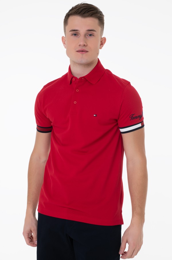 FLAG CUFF SLIM POLO