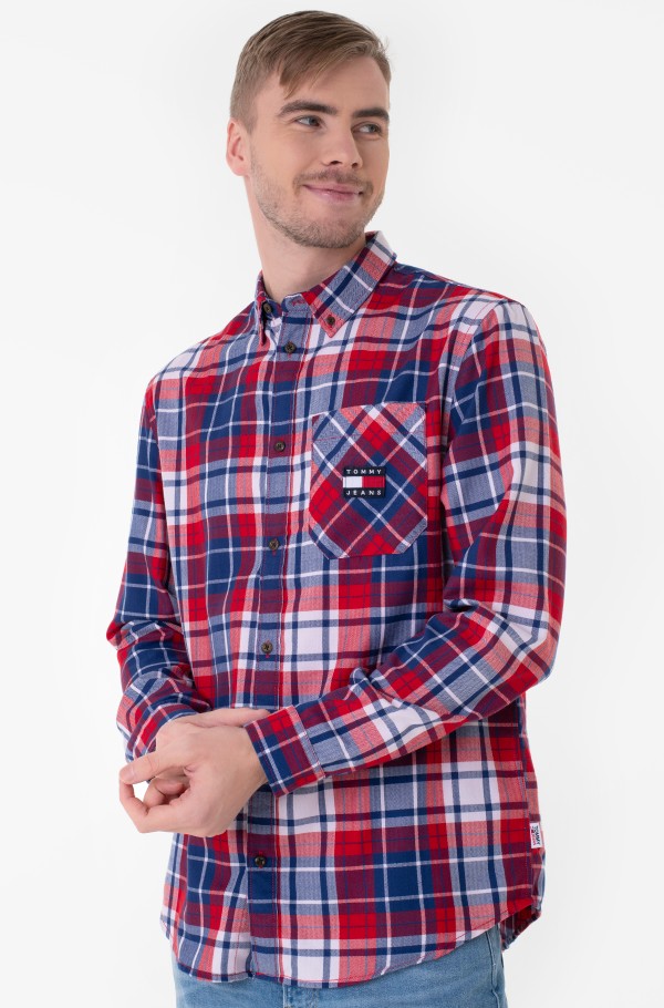 TJM RELAXED FLANNEL SHIRT-hover