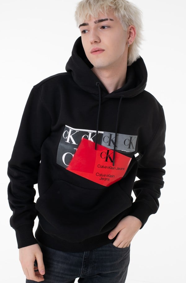 DISRUPTED CK BOX URBAN HOODIE-hover