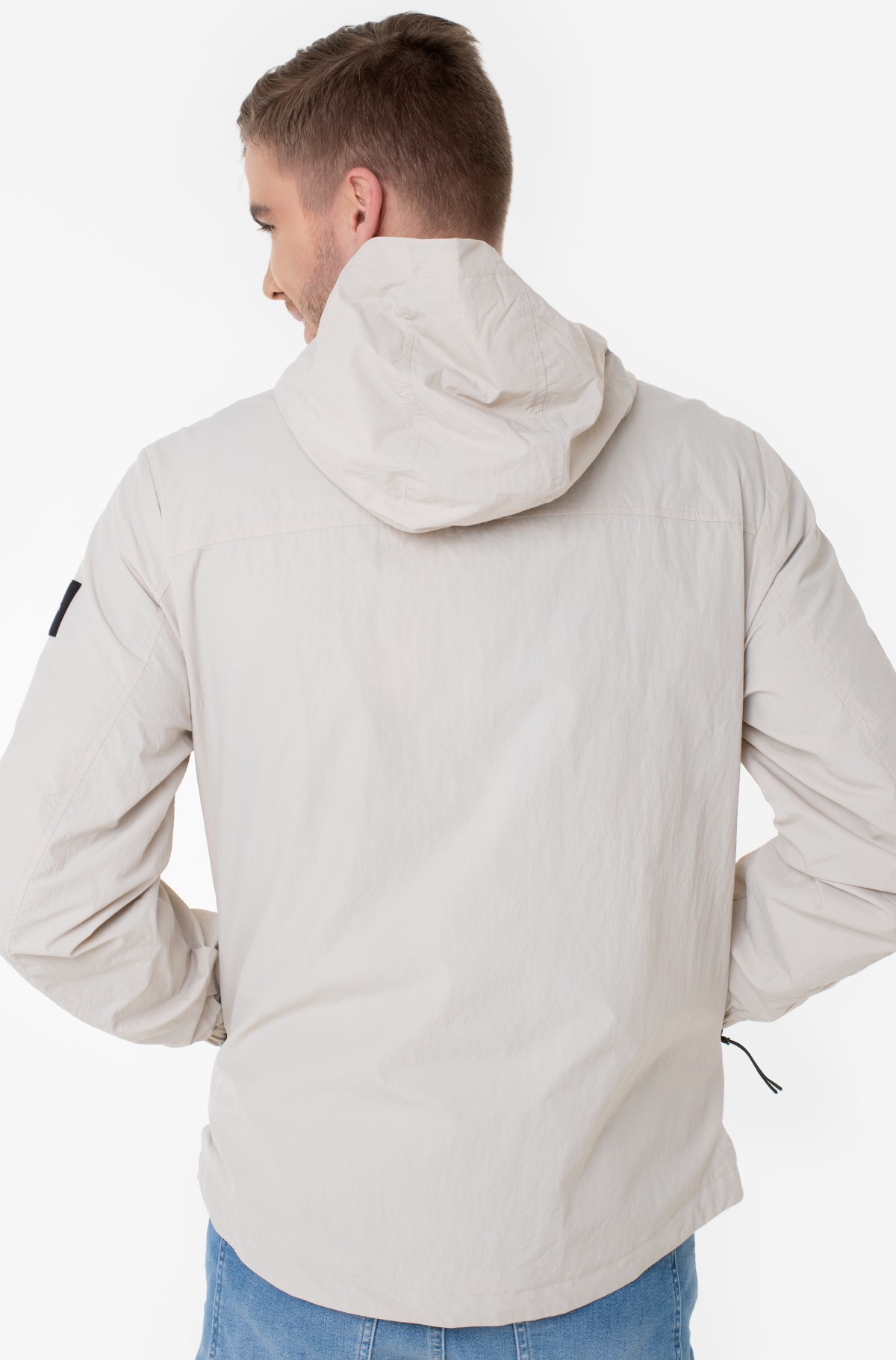 Plastic jacket  CRINKLE NYLON BLOUSON W. HOOD-full-3