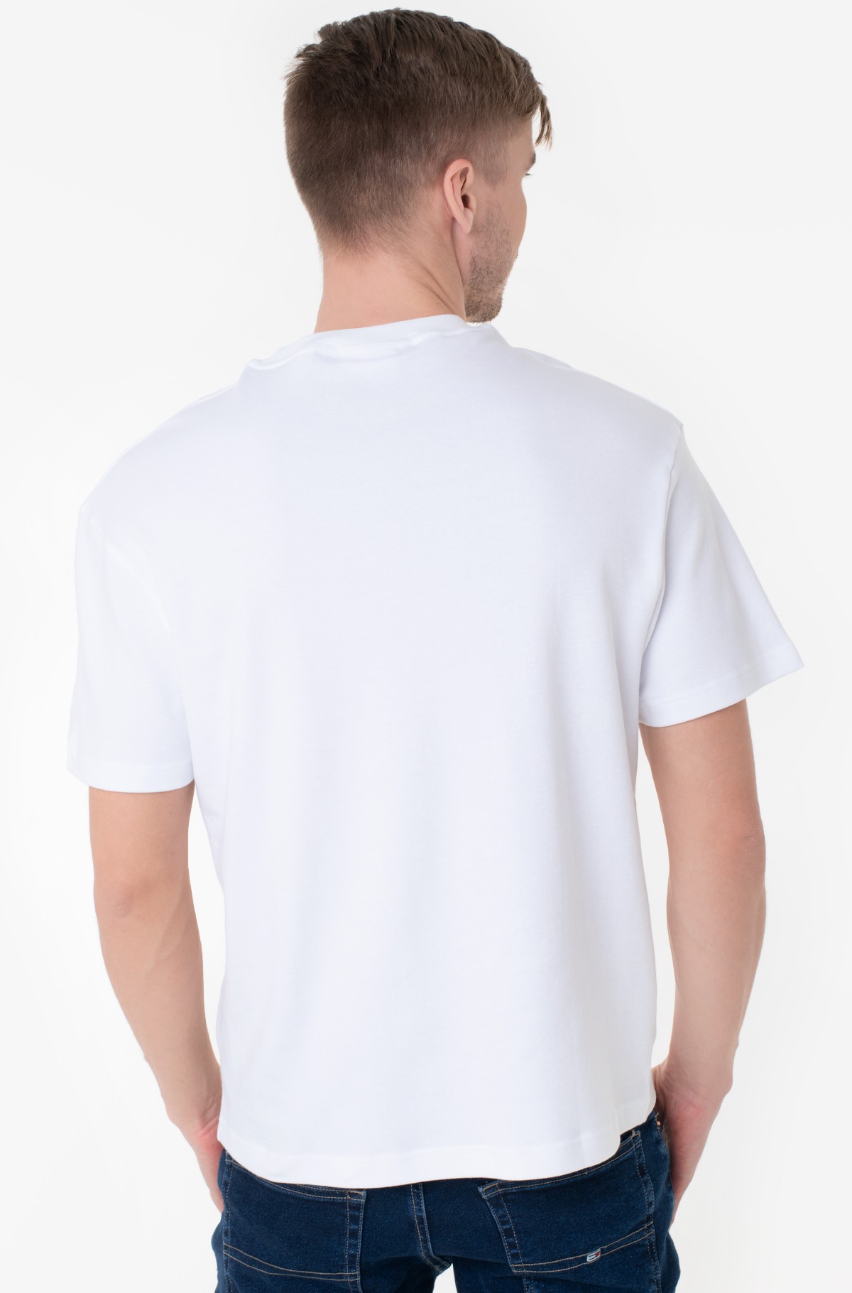 T-shirt GLITCH CHEST PRINT COMFORT TEE-full-2