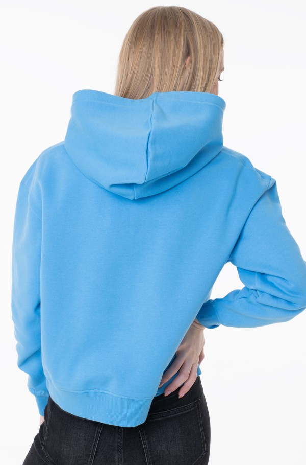 COLOR OFF PLACED MONOGRAM HOODIE-hover