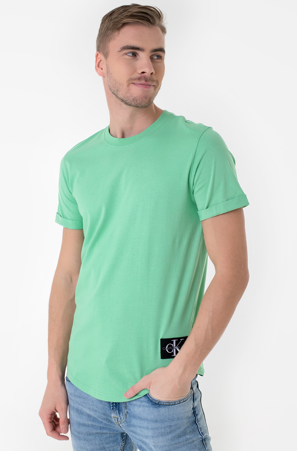 T-särk BADGE TURN UP SLEEVE-full-1