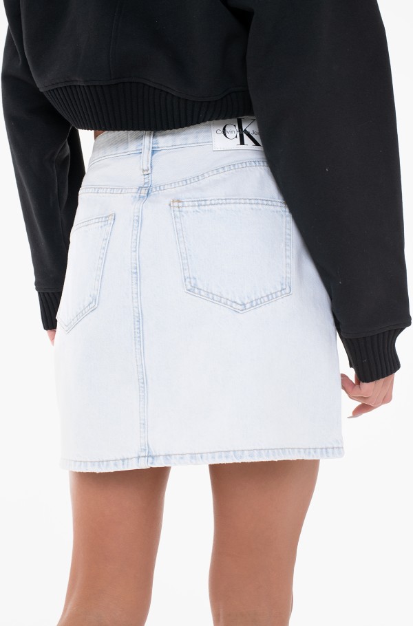 HIGH RISE A-LINE MINI SKIRT-hover