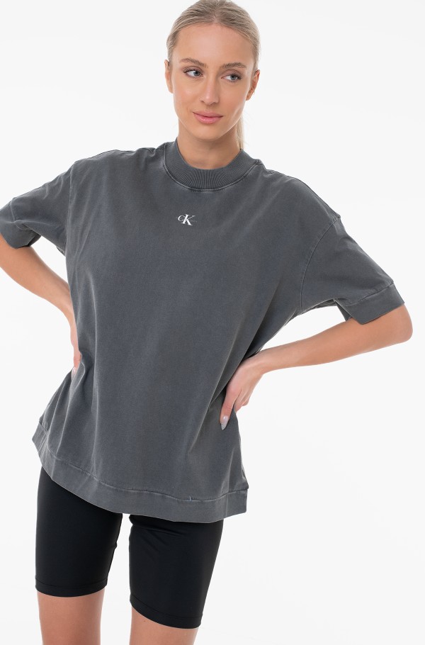 WASH RIB MIX BOYFRIEND TEE-hover