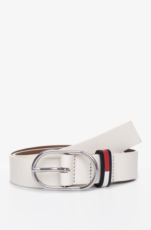 Tommy jeans store belt white