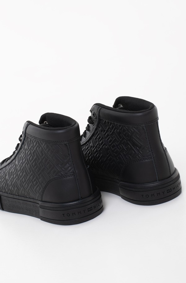 TH MONOGRAM LEATHER SNEAKER HIGH-hover