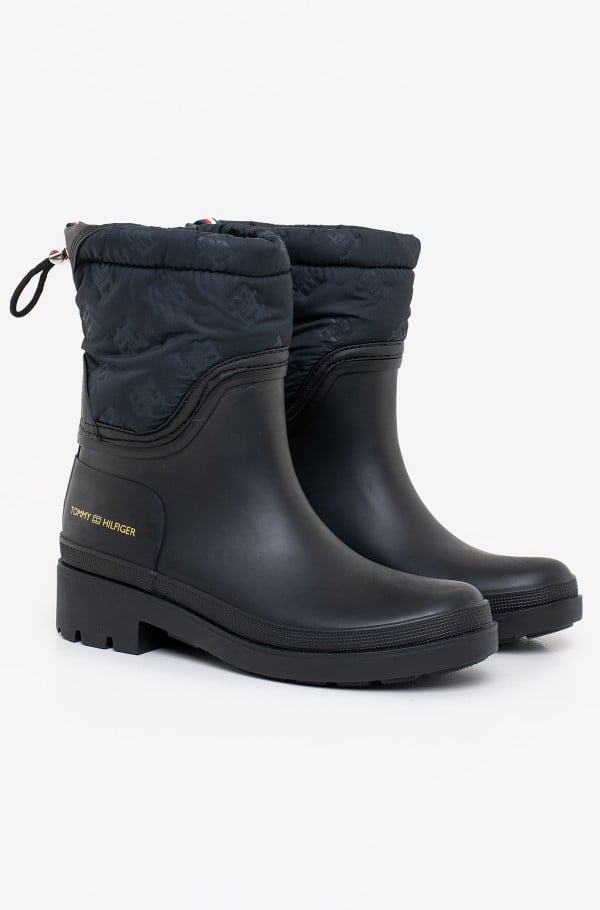 ANKLE RAINBOOT WITH MONOGRAM-hover