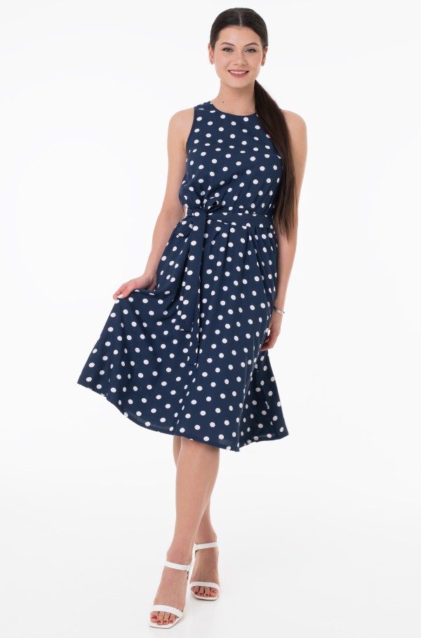 Buy Lee Cooper Women's Cotton a-line midi Dress (579 Indigo X-Large) at  Amazon.in