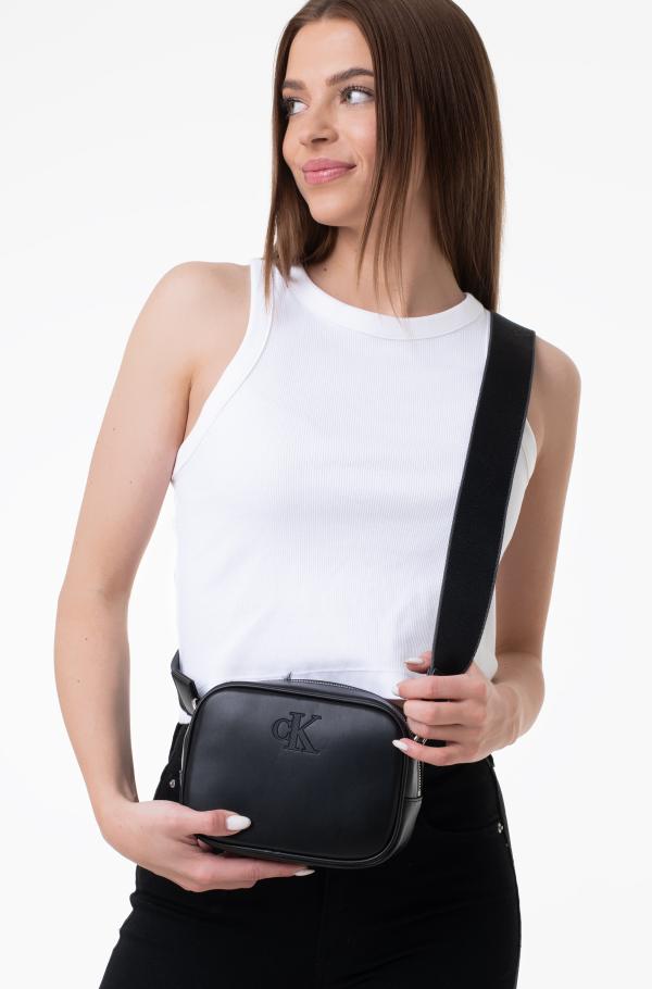 Calvin klein black shoulder bag hot sale