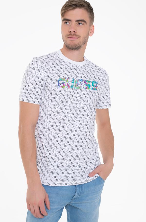 Guess denim outlet t shirt