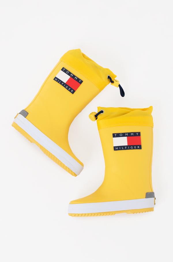 Buy tommy hilfiger yellow rain boots Cheap Sale