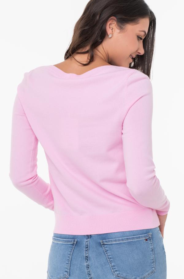 売れ筋商品|||トミー ヒルフィガー ニット&セーター レディース アウター STITCH BOAT SWEATER - Jumper - classic pink pink Knitwear CO JERSEY STITCH BOAT-NK SWEATER Tommy