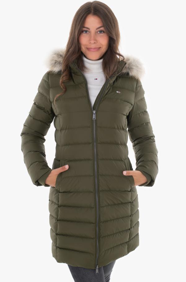 Tommy jeans essential hooded hotsell down jacket