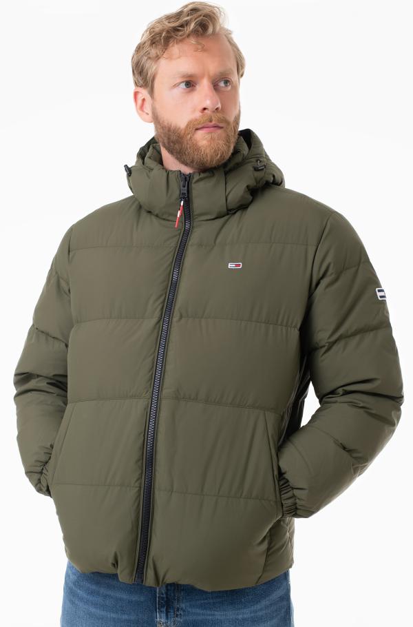 Padded Jacket Mens Tjm Essential Tommy Essential Down Jacket Green