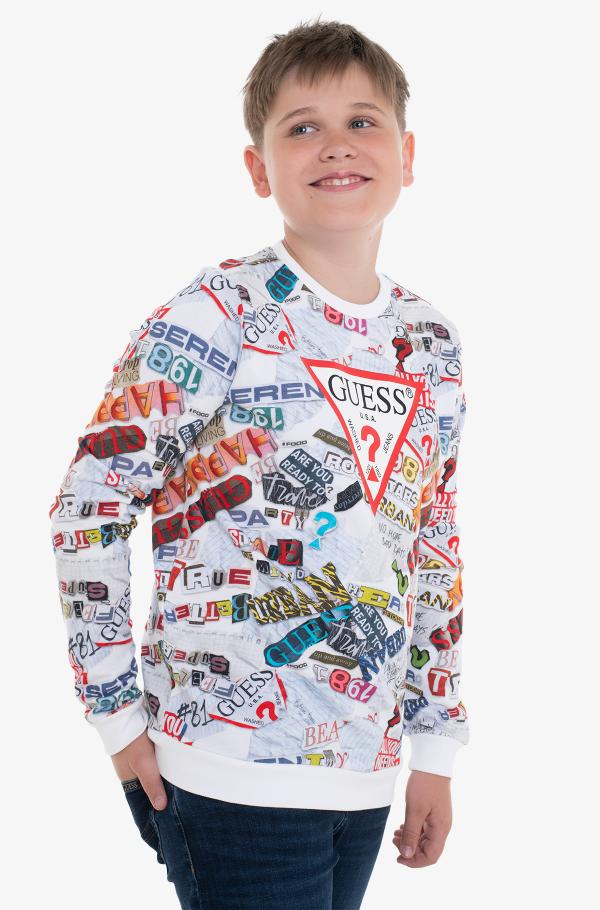 Hoodie L3YQ01 KA6R3 Guess Kids Boys Sweatshirts Hoodie L3YQ01