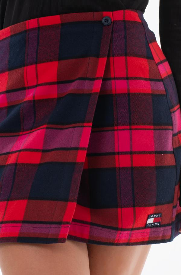 Dream E-pood CHECK Jeans, WRAP | SKIRT Tommy Skirt Skirts TJW MINI Red8 Denim