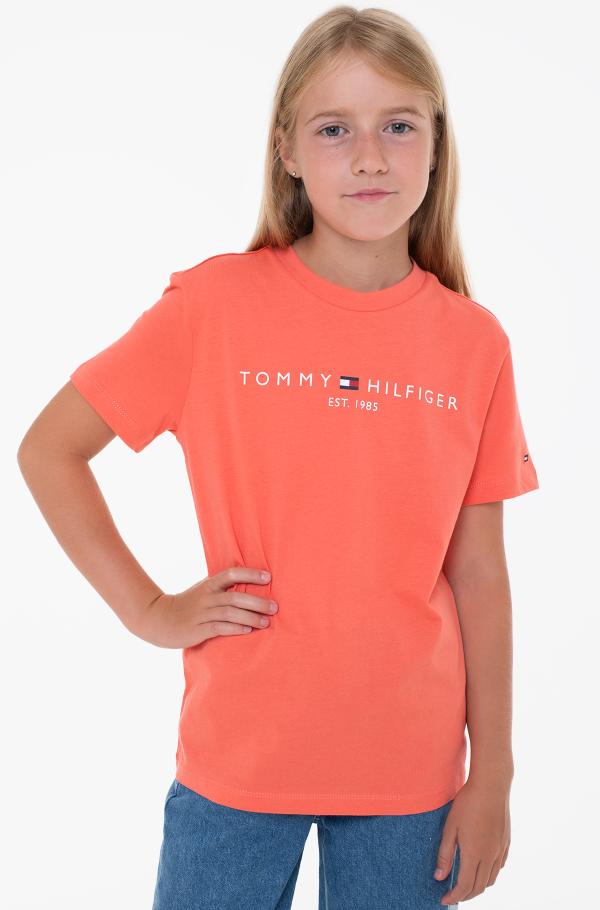 TEE T-shirts ESSENTIAL Salmon Dream Girls T-shirt ESSENTIAL T-shirt Kids, E-pood Hilfiger Hilfiger Girls Tommy | T-shirts TEE S/S Denim S/S U U Salmon Tommy Kids,