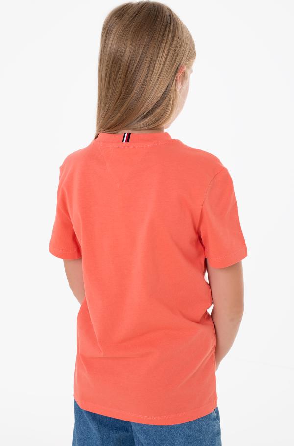 Orange Tommy Hilfiger Girls' Essential Logo Crew Sweatshirt Junior