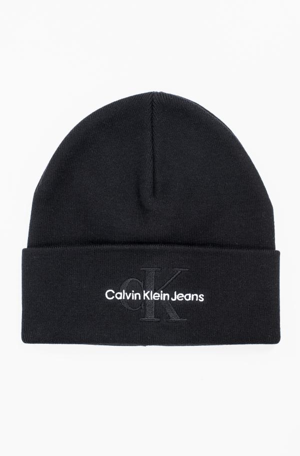 Black Calvin Dream MONOLOGO Klein, MONOLOGO K60K611254 EMBRO Women EMBRO Calvin E-pood Hats Hats black Hat Denim BEANIE | K60K611254 Hat Klein, BEANIE Women
