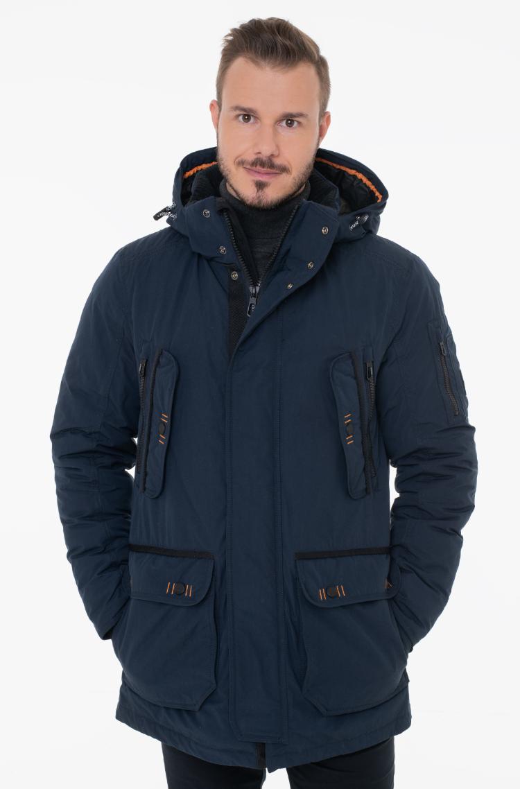 TOM TAILOR PLUS - GESTEPPTE - Jas - navy midnight blue/blauw