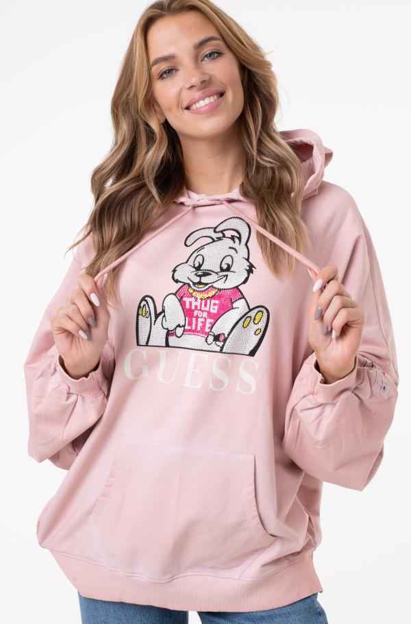 pink Hoodie W3BQ03 K9R31 Guess Sweatshirts pink Hoodie W3BQ03 K9R31 Guess Sweatshirts Denim Dream E pood