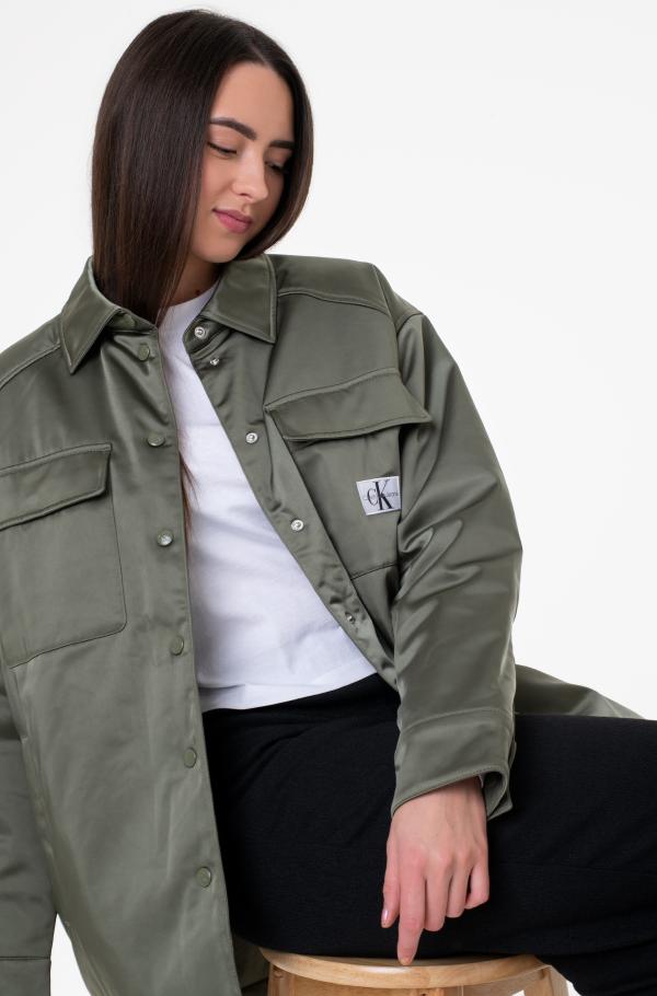 green Reversible jacket REVERSIBLE SATIN SHACKET Calvin Klein Jackets green Reversible jacket REVERSIBLE SATIN SHACKET Calvin Klein Jackets Denim Dream E pood