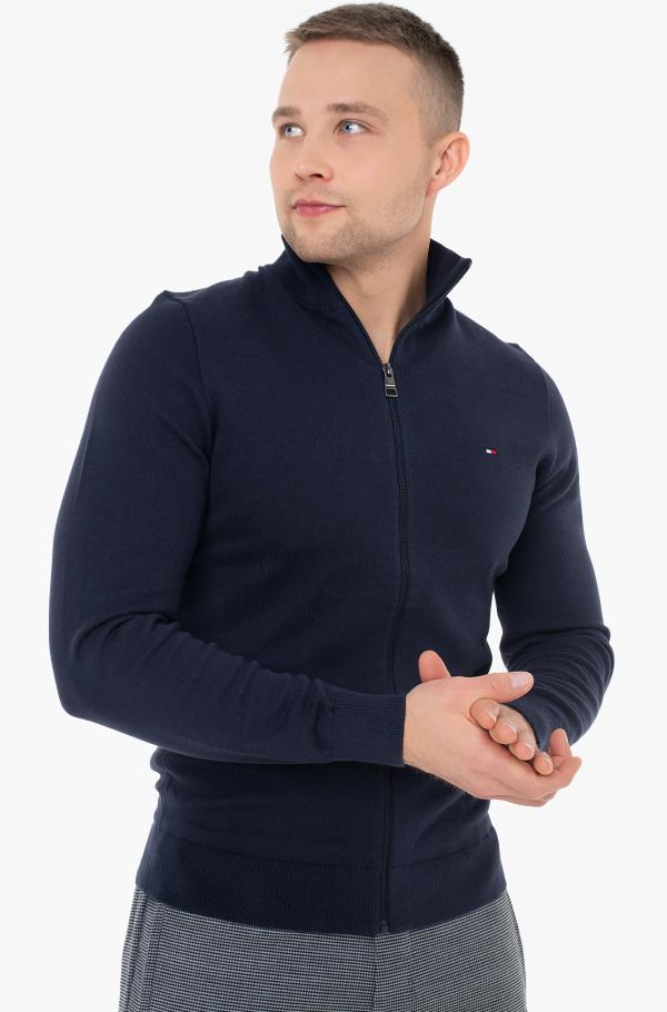 とみー Чоловічий чорний шкіряний гаманець TH STRUC LEATHER MINI CC