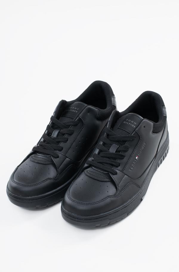 Black vabaajajalanõud th basket core leather ess tommy hilfiger 