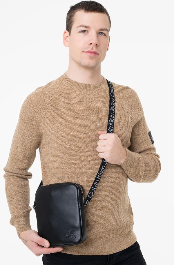 black Shoulder bag ULTRALIGHT REPORTER18 W/PKT PU K50K511489 black Shoulder bag ULTRALIGHT REPORTER18 W/PKT PU K50K511489