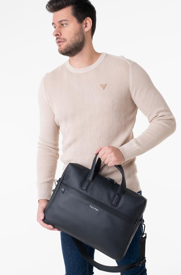 Calvin klein men's laptop bag best sale